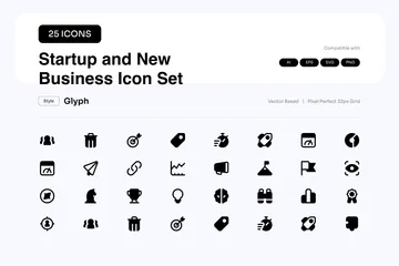 Starup And New Business Icon Pack