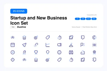 Starup And New Business Icon Pack