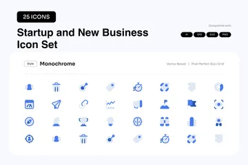 Starup And New Business Icon Pack