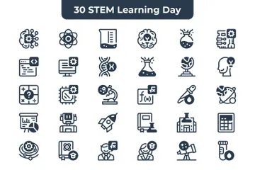 Journée d'apprentissage STEM Pack d'Icônes