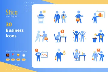 Stico – Entreprise Pack d'Icônes