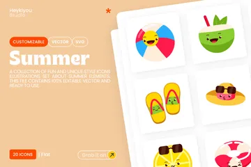 Summer Holiday Icon Pack