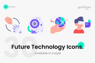 Tecnología del futuro Paquete de Iconos