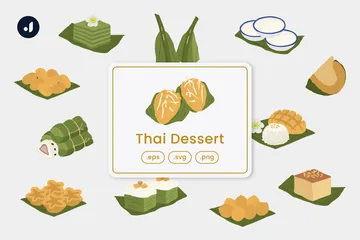 Thai Dessert Icon Pack