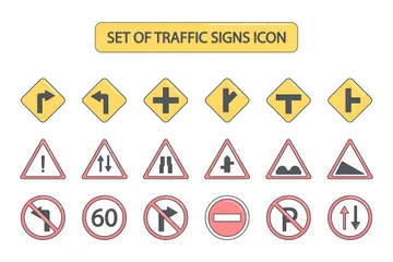 Traffic Signs Icon Pack