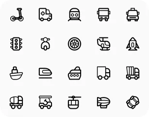 Transportation Icon Pack