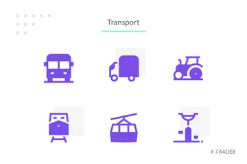 Transporte Paquete de Iconos