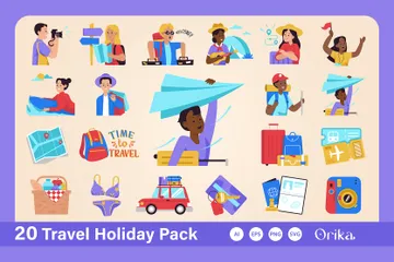 Travel Holiday Icon Pack