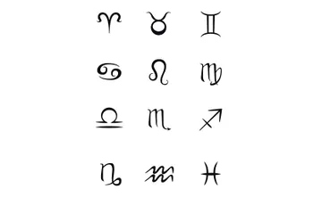 Twelve Zodiac Signs Icon Pack