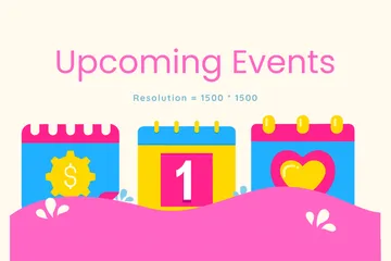 Upcoming Events Icon Pack