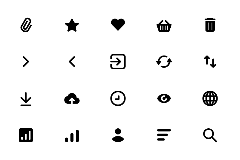 Download Free User Interface Icons Set Icon pack Available in SVG, PNG ...
