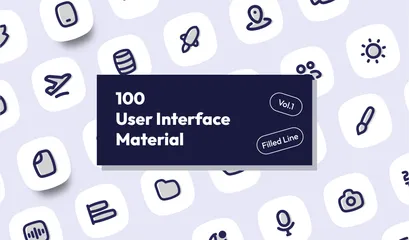 User Interface Material Vol.1 Icon Pack