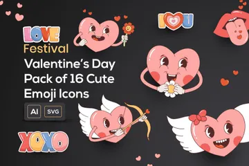 Valentine's Day Icon Pack