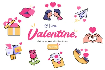 Valentinstag Symbolpack