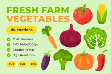 Vegetable Icon Pack