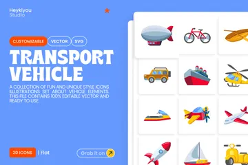 Veículo de transporte Icon Pack