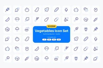 Verduras Paquete de Iconos