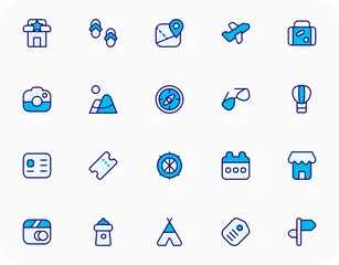 Viajar Paquete de Iconos