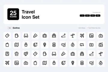 Viajar Paquete de Iconos