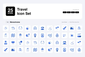 Viajar Paquete de Iconos