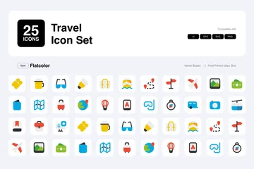 Viajar Paquete de Iconos