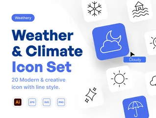 Weather & Climate Icon Pack