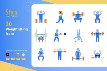 Weightlifting Icon Pack