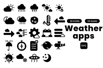 Wetter-Apps Symbolpack