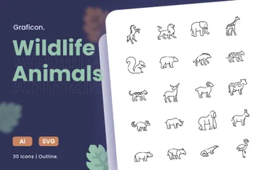 Wildlife Animals Icon Pack