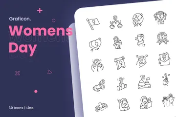 Womens Day Icon Pack