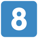 8 Eight Digital Icon