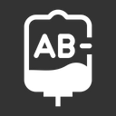 Ab Negative Blood Icon