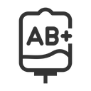 Ab Positive Blood Icon