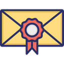Achievement Certificate Award Certificate Certificate Envelope Icon