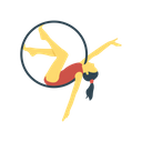 Acrobat Ring Circus Icon