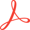 Adobe Acrobatreader Technology Logo Social Media Logo Icon