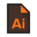 Adobe Illustrator Template Icon