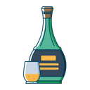Alcohol Bottle Drink Icon