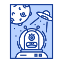 Alien Ufo Astronaut Icon