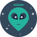 Alien Space Planet Icon