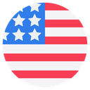Independence Flag Circle Flag American Flag Icon