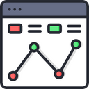 Analytics Online Analysis Online Analytics Icon