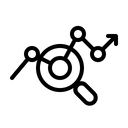 Analyze Search Business Icon