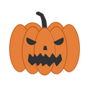 Angry Pumpkin Icon
