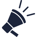 Announcement Bullhorn Horn Icon