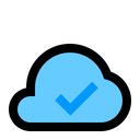 Approved Cloud Network Icon