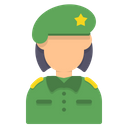Army Woman Avatar Icon