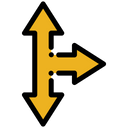 Arrow Cross Arrow Sign Icon