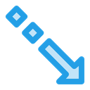 Arrow, Way, Fashion, Square, Boost, Decrease Icon