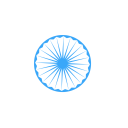 Ashoka Chakra Wheel Icon